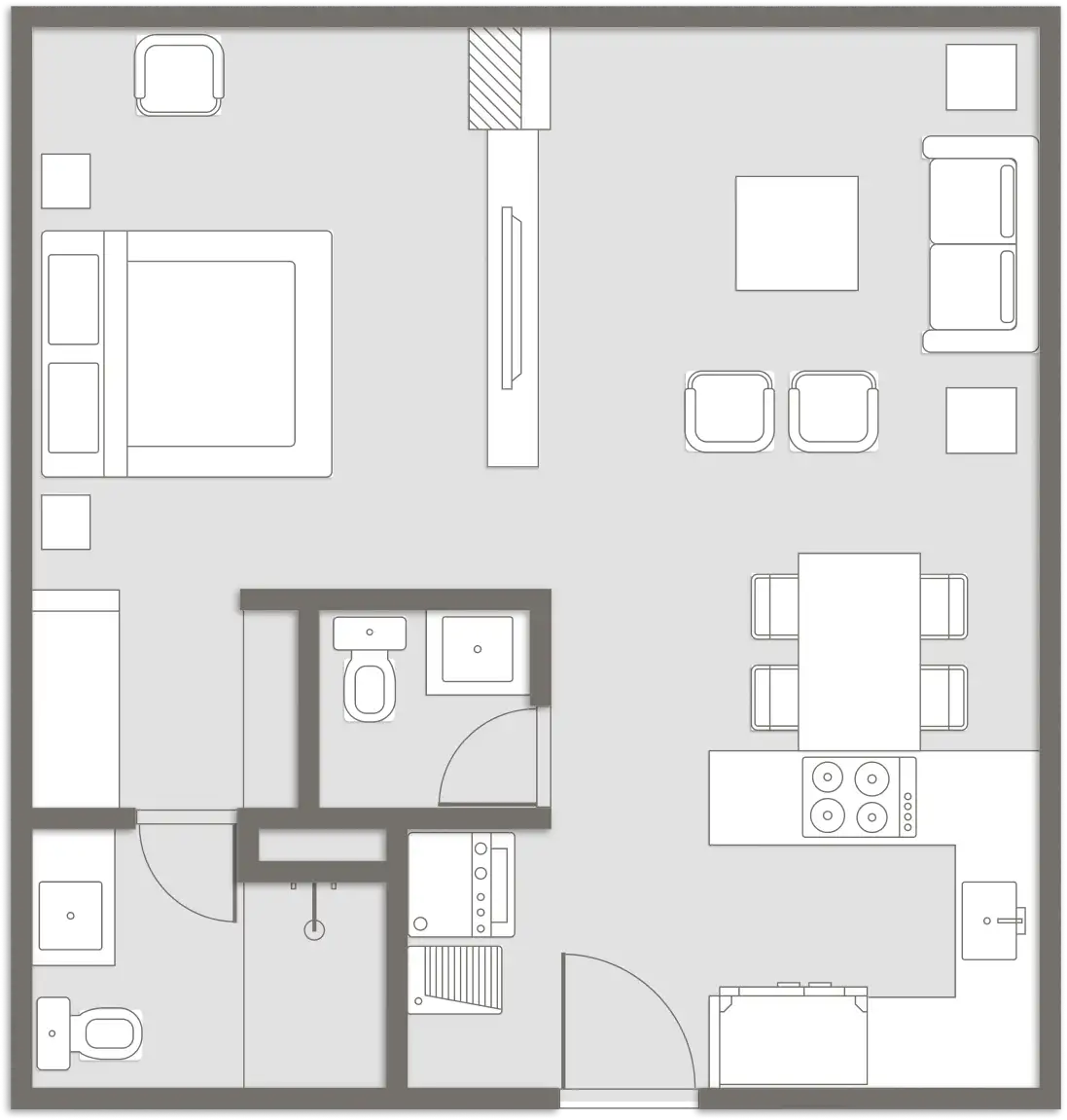 planta general apartamento bogota